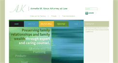 Desktop Screenshot of aknoxlaw.com